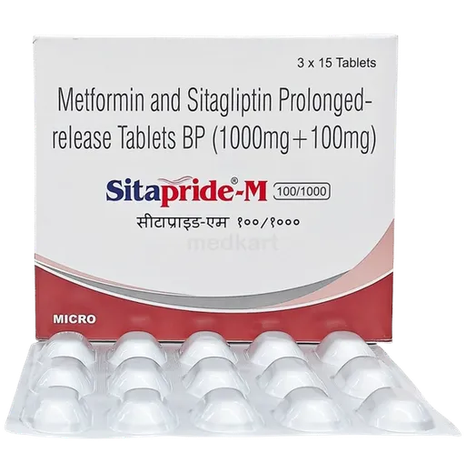 sitapride dm 100/10/1000mg tablet 15's
